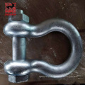 US Type Drop Forged Screw Pin Anchor Bow Shackle For Connecting
